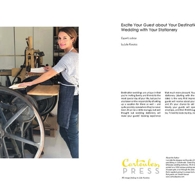 Article in EllWed Magazine