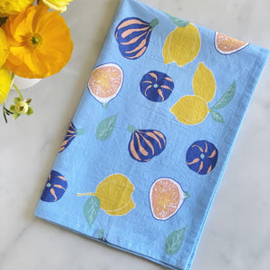 19x28 Figs and Lemons Tea Towel