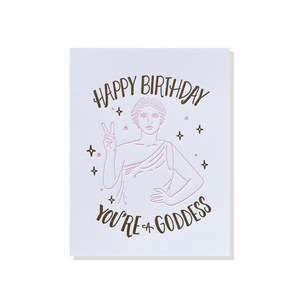Happy Birthday Goddess Card