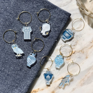 Ancient Symbols Wine Charms