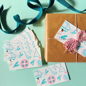 Christmas Magic Letterpress Gift Tags