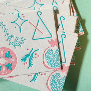 Christmas Magic Letterpress Gift Tags