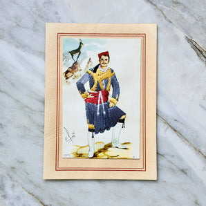 Vintage Silk-Embroidered Greek Costume Postcards by Elsi Gumier