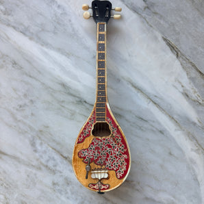 Vintage Greek Bouzouki Music Box - Plays “Never on Sunday”
