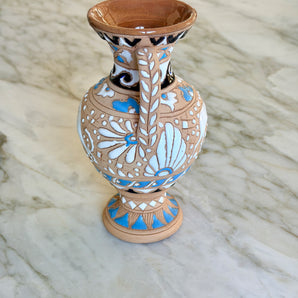 Vintage Neofitou Keramik Rhodes Vase 6.5"