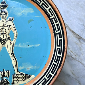 Vintage Greek Colossus of Rhodes Wall Plate