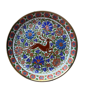 Vintage G. Parperis Rhodes Greek Pottery Wall Plate