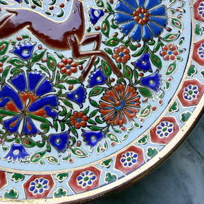 Vintage G. Parperis Rhodes Greek Pottery Wall Plate