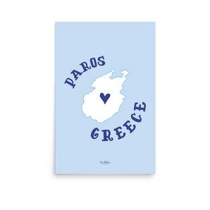 Paros Polis X Nisia Poster Print