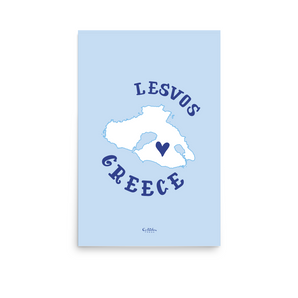 Lesvos Polis X Nisia Poster Print