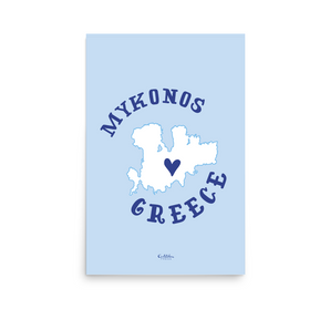 Mykonos Polis X Nisia Poster Print