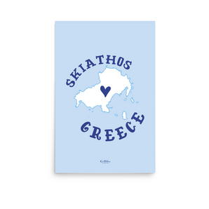 Skiathos Polis X Nisia Poster Print