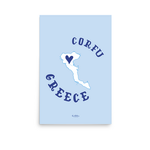 Corfu Polis X Nisia Poster Print