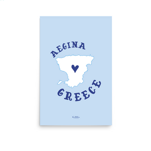 Aegina Polis X Nisia Poster Print