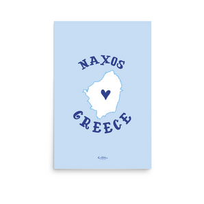 Naxos Polis X Nisia Poster Print