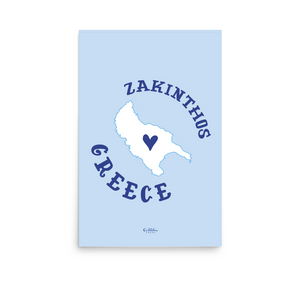 Zakinthos Polis X Nisia Poster Print