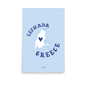 Lefkada Polis X Nisia Poster Print