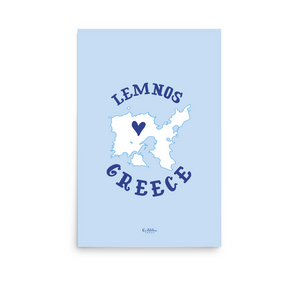Lemnos Polis X Nisia Poster Print