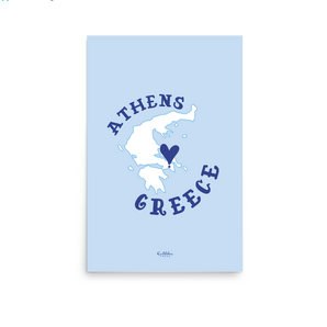Athens Polis X Nisia Poster Print