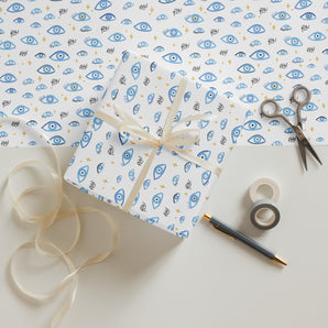 Starry Eyed Mati Wrapping paper sheets