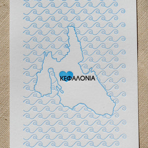 Kefalonia Map Print