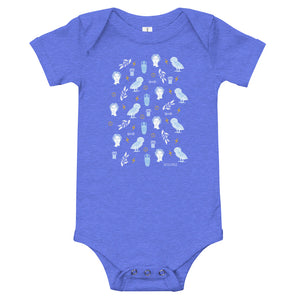 Ancient Greek Symbols Baby Onesie