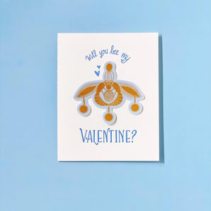 Will You Bee My Valentine? Card